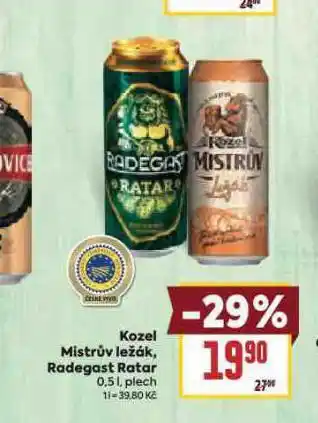 Billa Pivo radegast nabídka