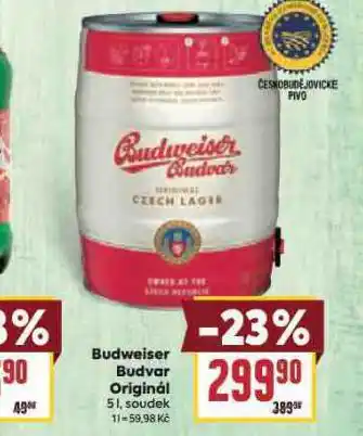 Billa Pivo budweiser budvar nabídka