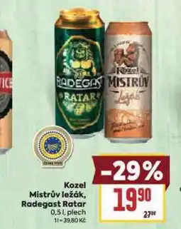 Billa Pivo velkopopovický kozel nabídka