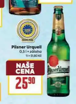 Billa Pivo pilsner urquell nabídka