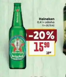 Billa Pivo heineken nabídka