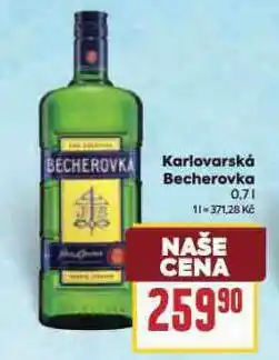 Billa Karlovarská becherovka nabídka