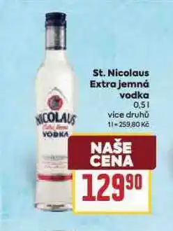 Billa St. nicolaus extra jemná vodka nabídka