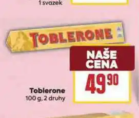 Billa Toblerone nabídka