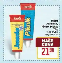 Billa Piknik nabídka