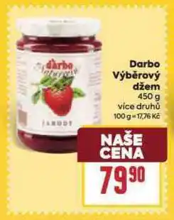 Billa Darbo výběrový džem nabídka
