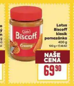 Billa Lotus pomazánka nabídka
