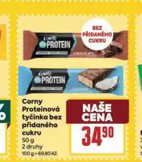 Billa Corny proteinová tyčinka nabídka