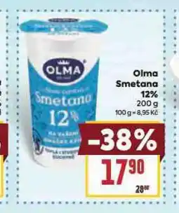 Billa Olma smetana nabídka