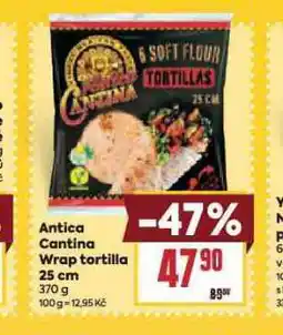 Billa Antica cantina wrap tortilla nabídka