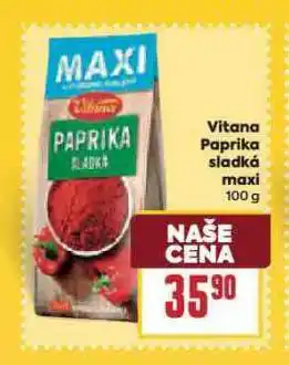 Billa Vitana paprika sladká nabídka