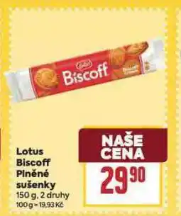 Billa Lotus sušenky nabídka