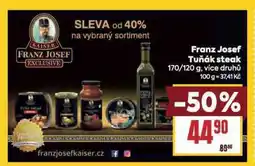 Billa Franz josef tuňák steak nabídka