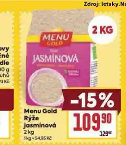 Billa Menu gold rýže nabídka