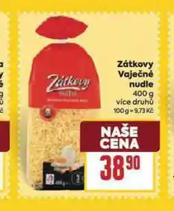 Billa Zátkovy vaječné nudle nabídka