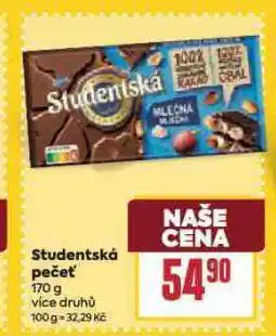 Billa Orion studentská pečeť nabídka