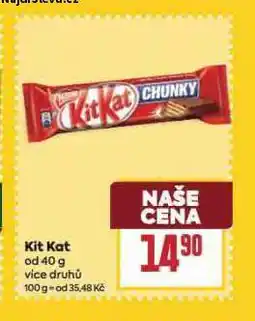 Billa Kit kat nabídka