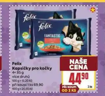 Billa Felix kapsičky pro kočky nabídka
