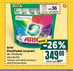Billa Ariel prací prostředek nabídka