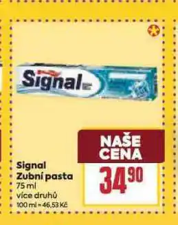 Billa Signal zubní pasta nabídka