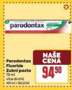 Billa Parodontax zubní pasta nabídka