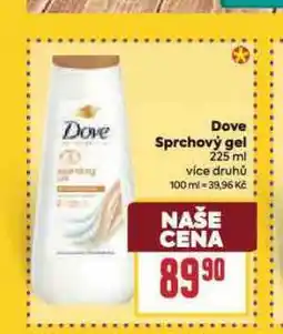 Billa Dove sprchový gel nabídka