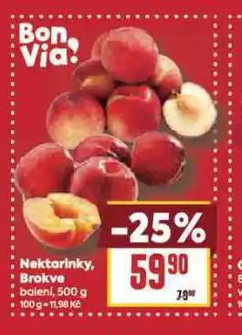 Billa Nektarinky nabídka