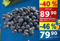 Lidl Kanadské borůvky, 500 g nabídka