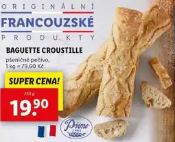 Lidl BAGUETTE CROUSTILLE, 250 g nabídka