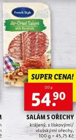 Lidl SALÁM S OŘECHY, 120 g nabídka