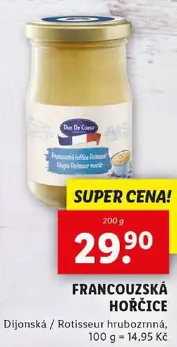 Lidl FRANCOUZSKÁ HOŘČICE, 200 g nabídka