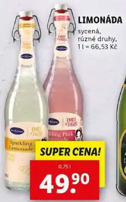 Lidl LIMONÁDA, 0,75 l nabídka
