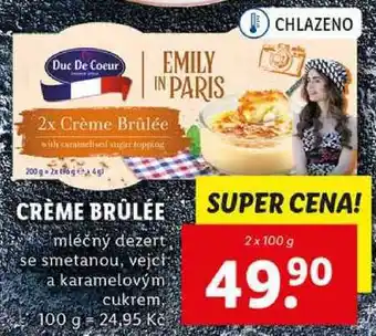 Lidl CRÈME BRÛLÉE, 2x 100 g nabídka
