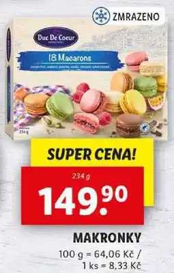 Lidl MAKRONKY, 234 g nabídka