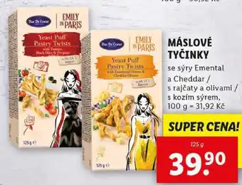 Lidl MÁSLOVÉ TYČINKY, 125 g nabídka