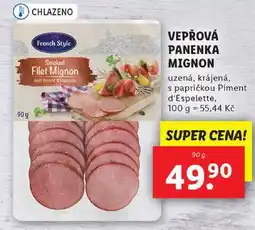 Lidl VEPŘOVÁ PANENKA MIGNON, 90 g nabídka