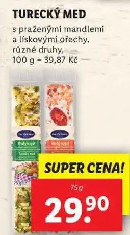 Lidl TURECKÝ MED, 75 g nabídka