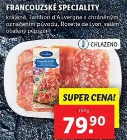Lidl FRANCOUZSKÉ SPECIALITY, 100 g nabídka