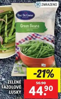 Lidl ZELENÉ FAZOLOVÉ LUSKY, 1 kg nabídka