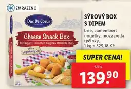 Lidl SÝROVÝ BOX S DIPEM, 425 g nabídka