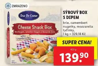 Lidl SÝROVÝ BOX S DIPEM, 425 g nabídka
