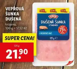 Lidl VEPŘOVÁ ŠUNKA DUŠENÁ, 125 g nabídka