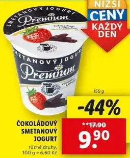 Lidl ČOKOLÁDOVÝ SMETANOVÝ JOGURT, 150 g nabídka