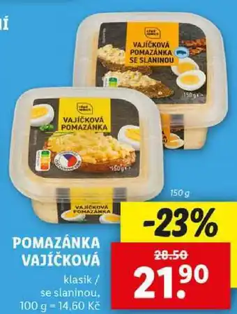 Lidl POMAZÁNKA VAJÍČKOVÁ, 150 g nabídka