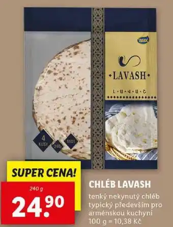 Lidl CHLÉB LAVASH, 240 g nabídka