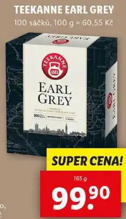 Lidl TEEKANNE EARL GREY 100 sáčků, 165 g nabídka