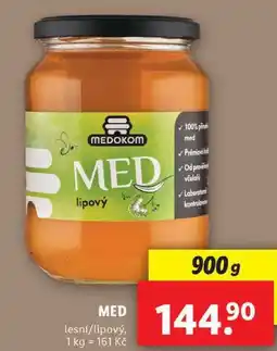 Lidl MED, 900 g nabídka