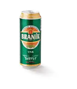 Lidl Braník Světlý, výčepní pivo (plechovka) 500ml nabídka
