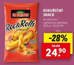 Lidl KUKUŘIČNÝ SNACK, 125 g nabídka