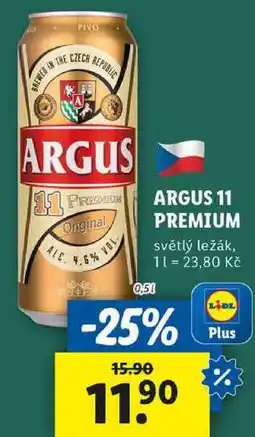 Lidl ARGUS 11 PREMIUM, 0,5 l nabídka